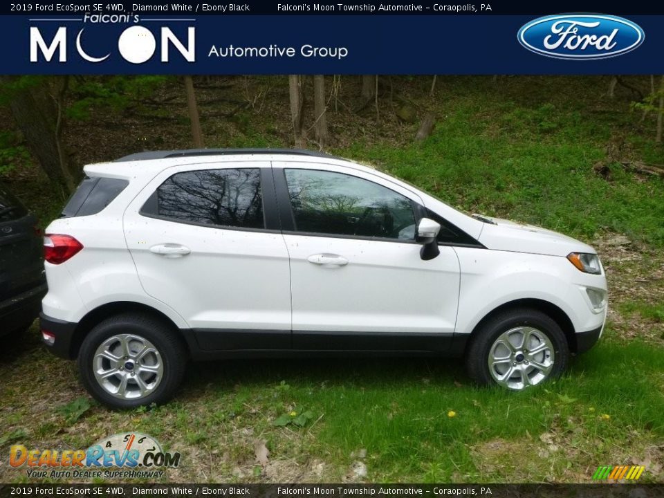 2019 Ford EcoSport SE 4WD Diamond White / Ebony Black Photo #1