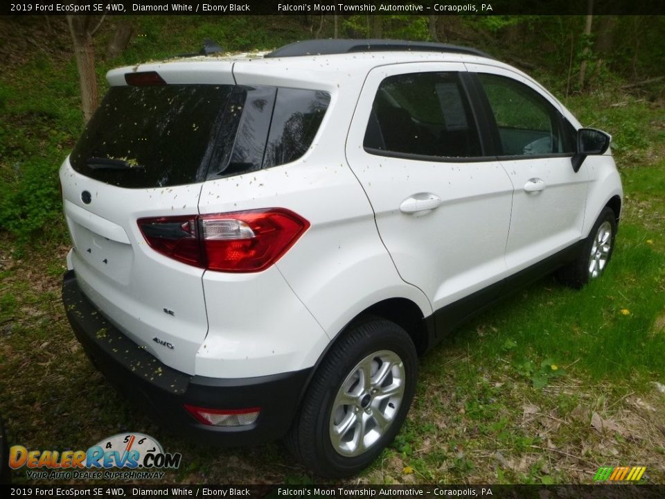 2019 Ford EcoSport SE 4WD Diamond White / Ebony Black Photo #2