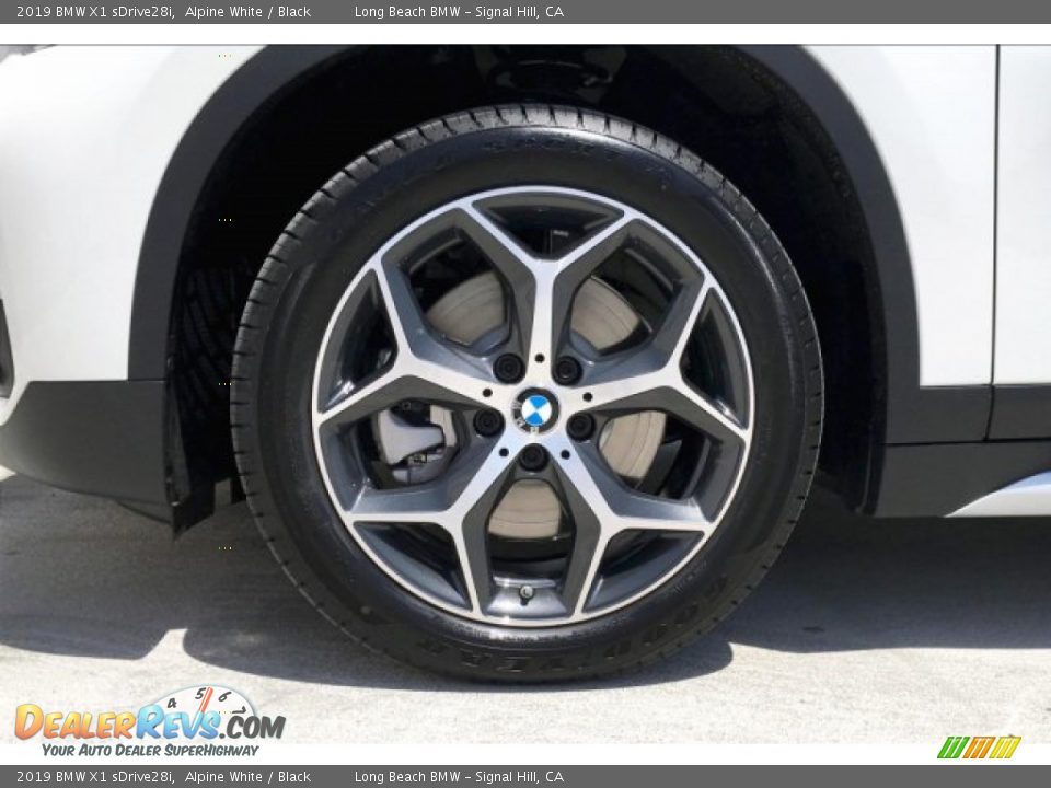 2019 BMW X1 sDrive28i Alpine White / Black Photo #10