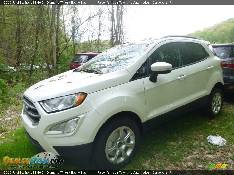 2019 Ford EcoSport SE 4WD Diamond White / Ebony Black Photo #5