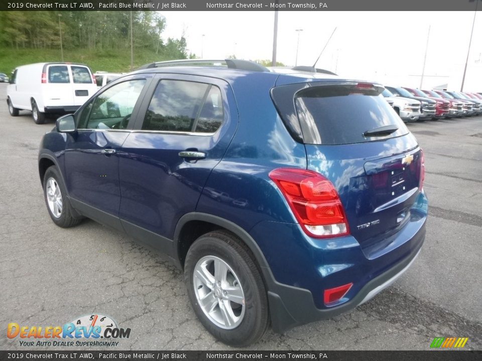 2019 Chevrolet Trax LT AWD Pacific Blue Metallic / Jet Black Photo #3