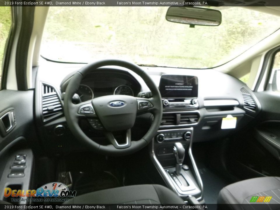 2019 Ford EcoSport SE 4WD Diamond White / Ebony Black Photo #9