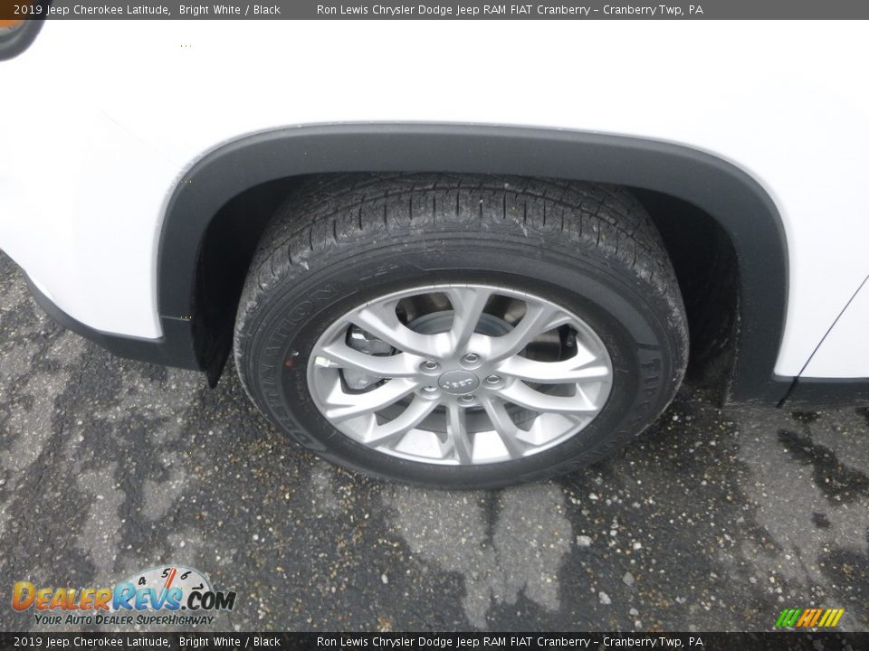 2019 Jeep Cherokee Latitude Bright White / Black Photo #2