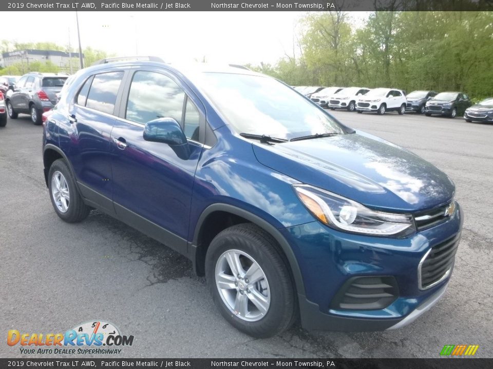 2019 Chevrolet Trax LT AWD Pacific Blue Metallic / Jet Black Photo #7