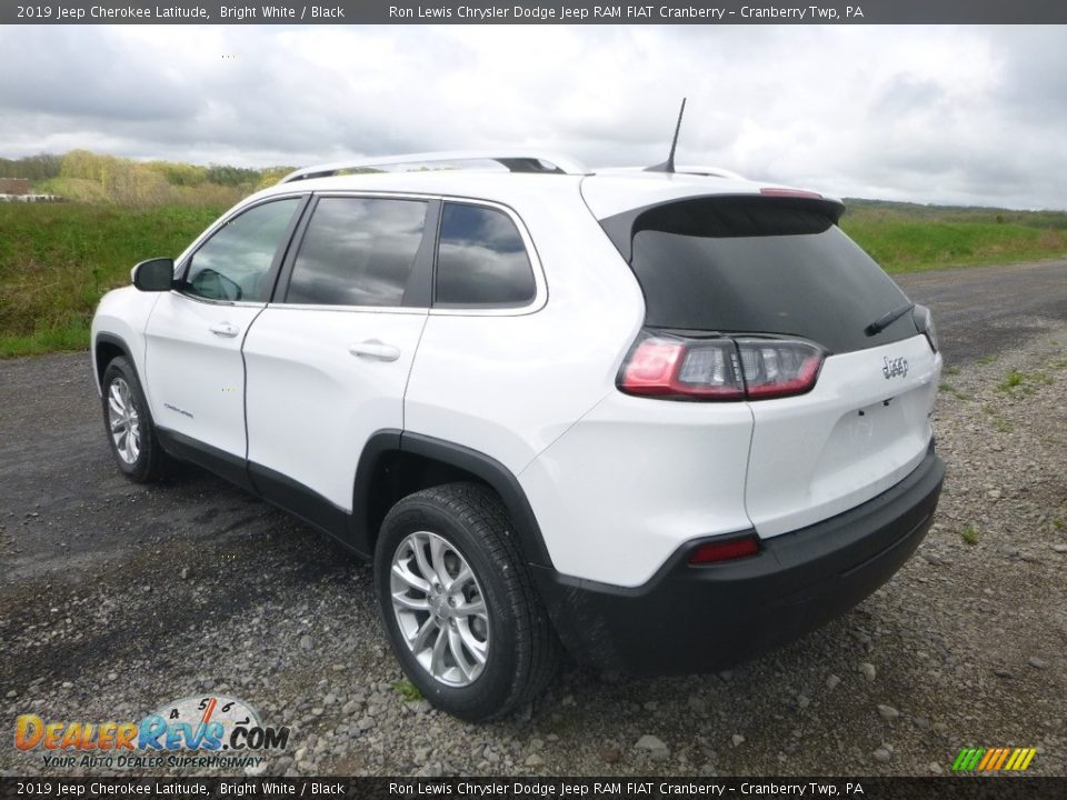 2019 Jeep Cherokee Latitude Bright White / Black Photo #4