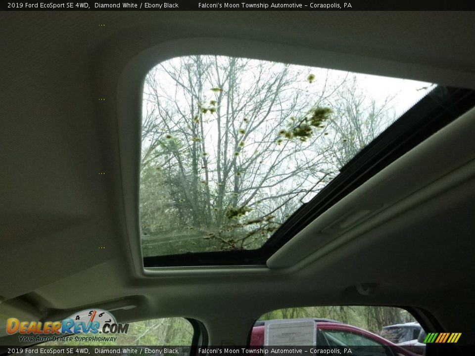 2019 Ford EcoSport SE 4WD Diamond White / Ebony Black Photo #13