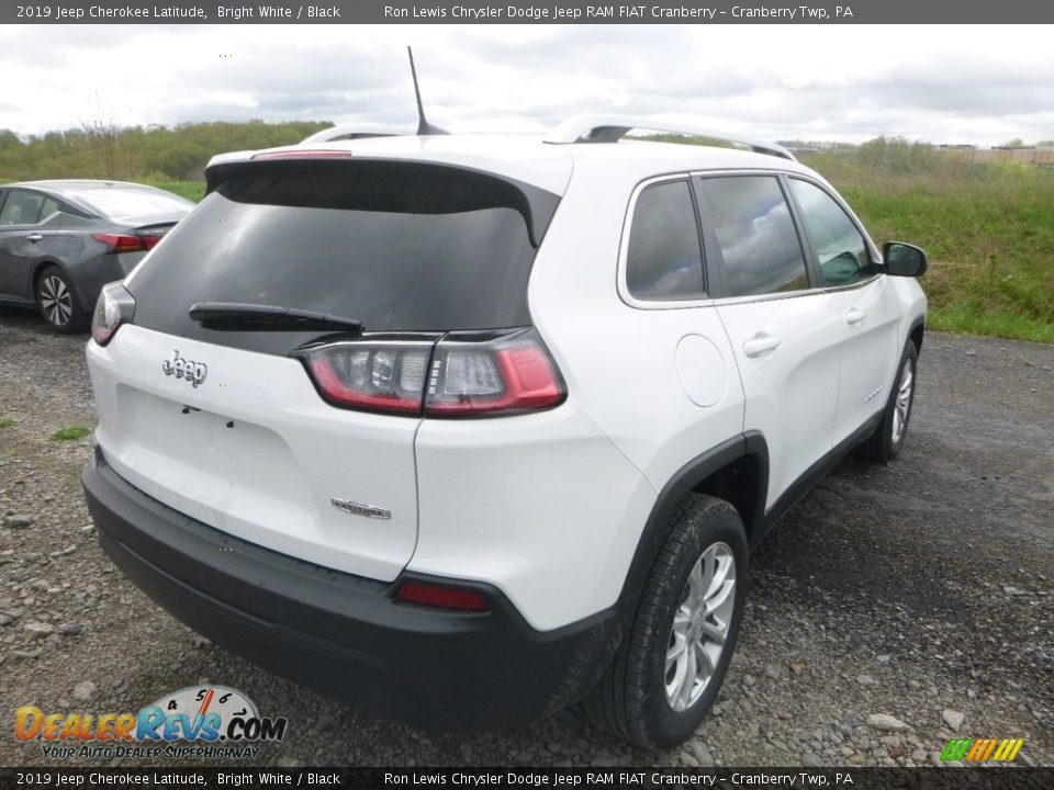 2019 Jeep Cherokee Latitude Bright White / Black Photo #6