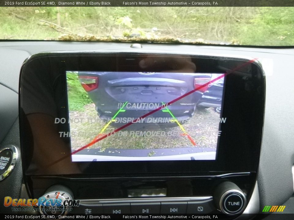 2019 Ford EcoSport SE 4WD Diamond White / Ebony Black Photo #15