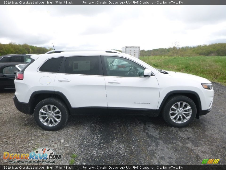 2019 Jeep Cherokee Latitude Bright White / Black Photo #7