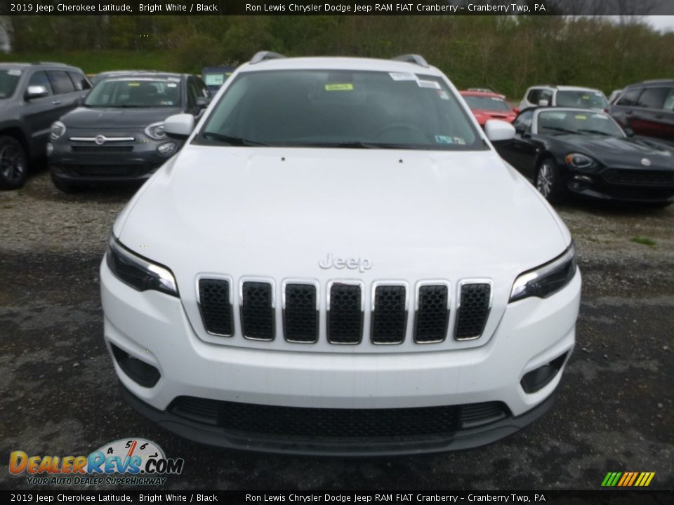 2019 Jeep Cherokee Latitude Bright White / Black Photo #9