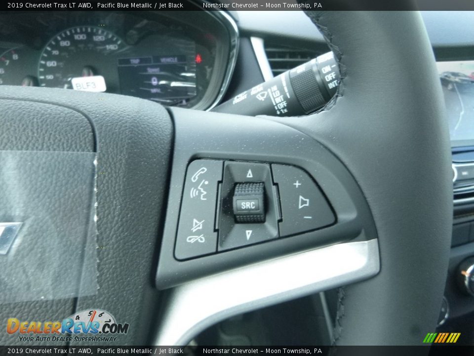 2019 Chevrolet Trax LT AWD Pacific Blue Metallic / Jet Black Photo #19