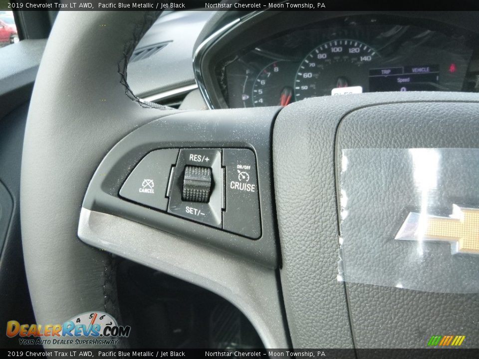 2019 Chevrolet Trax LT AWD Pacific Blue Metallic / Jet Black Photo #20