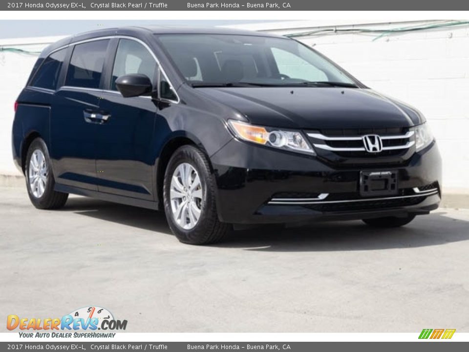 2017 Honda Odyssey EX-L Crystal Black Pearl / Truffle Photo #1