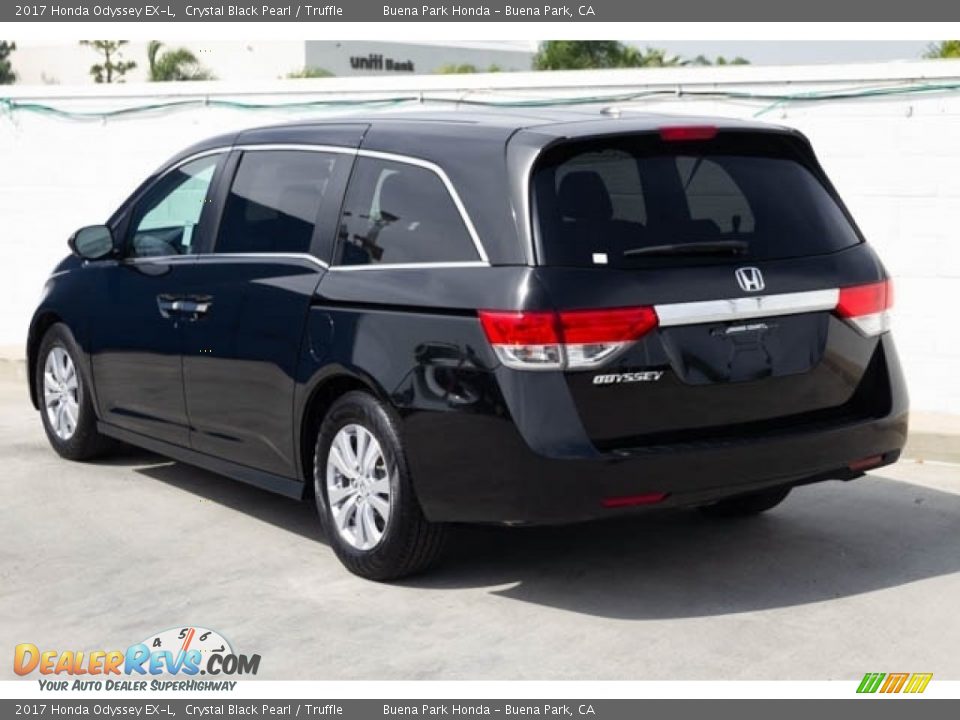 2017 Honda Odyssey EX-L Crystal Black Pearl / Truffle Photo #2