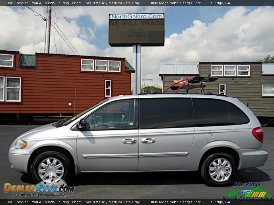 2006 Chrysler Town & Country Touring Bright Silver Metallic / Medium Slate Gray Photo #2