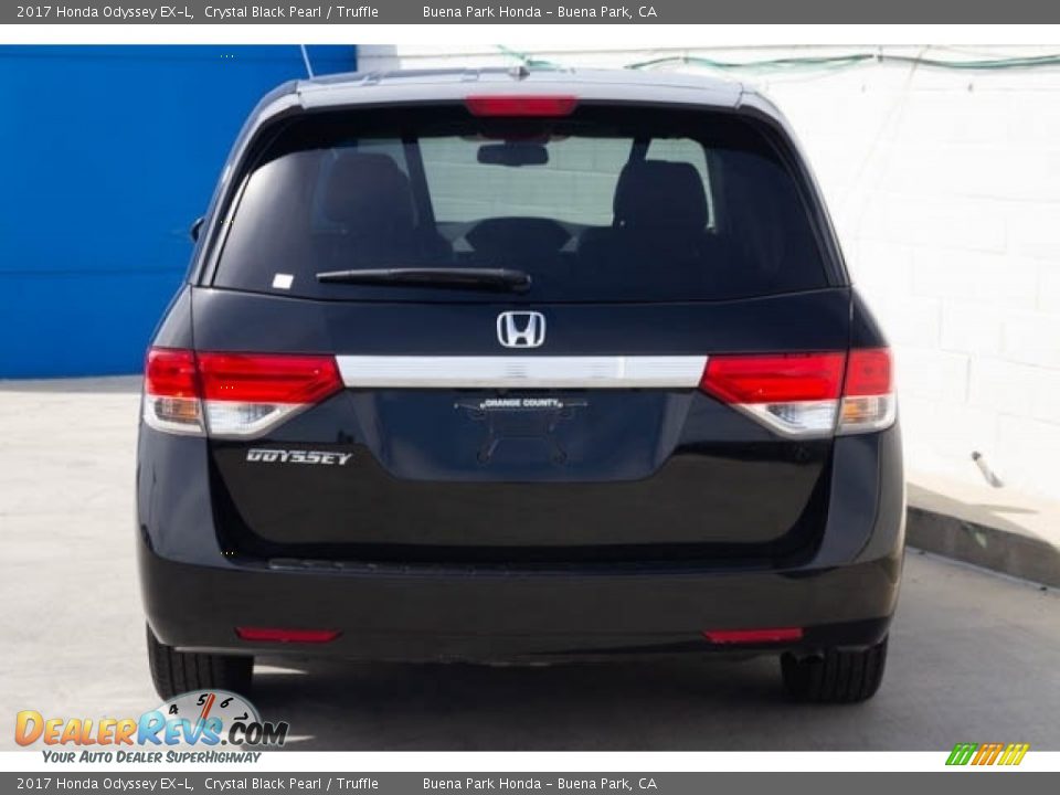 2017 Honda Odyssey EX-L Crystal Black Pearl / Truffle Photo #8