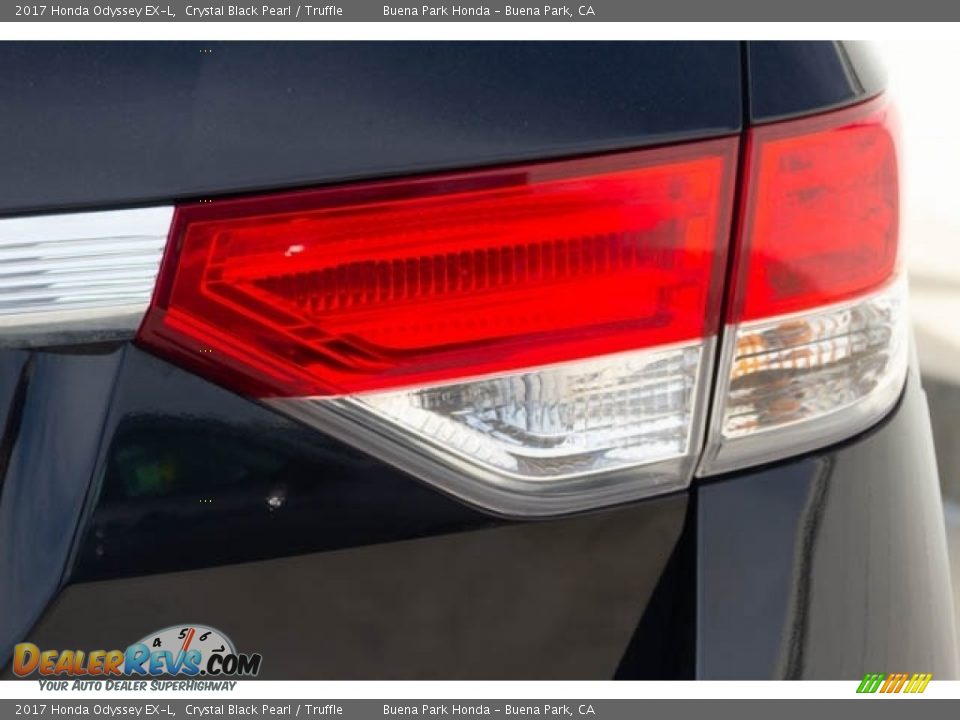 2017 Honda Odyssey EX-L Crystal Black Pearl / Truffle Photo #10
