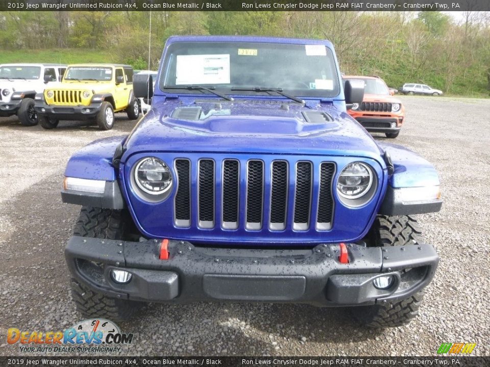 Ocean Blue Metallic 2019 Jeep Wrangler Unlimited Rubicon 4x4 Photo #8