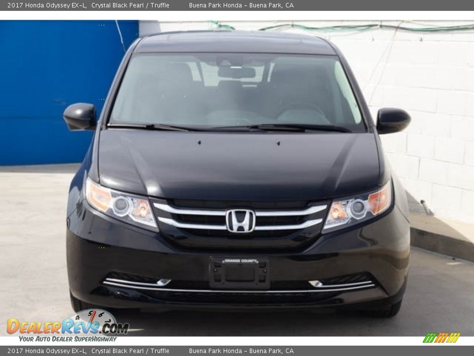 2017 Honda Odyssey EX-L Crystal Black Pearl / Truffle Photo #11
