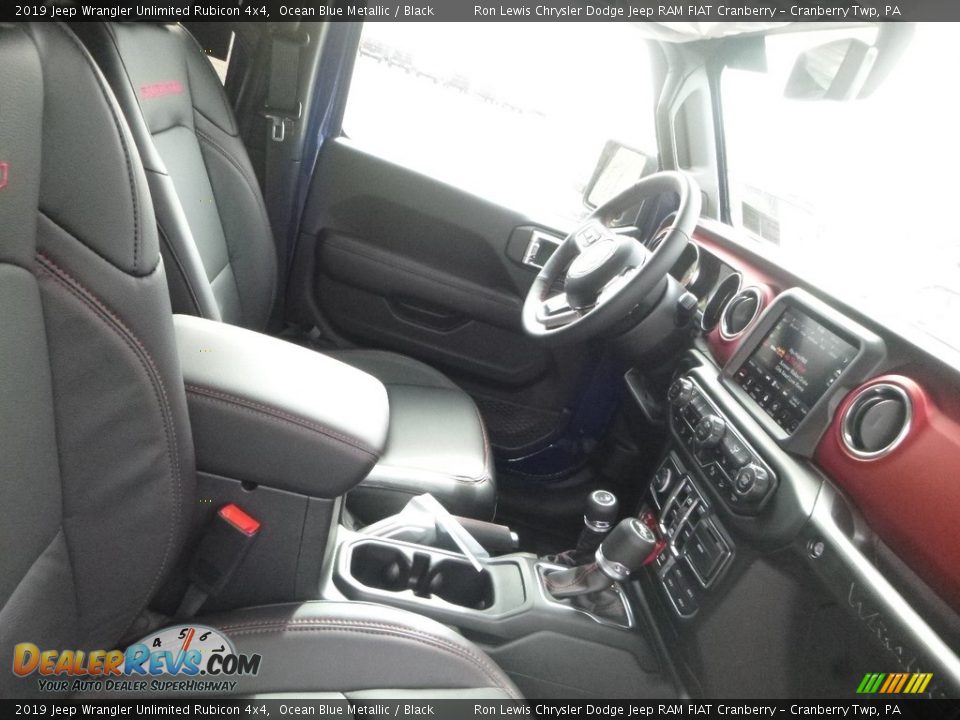 2019 Jeep Wrangler Unlimited Rubicon 4x4 Ocean Blue Metallic / Black Photo #10