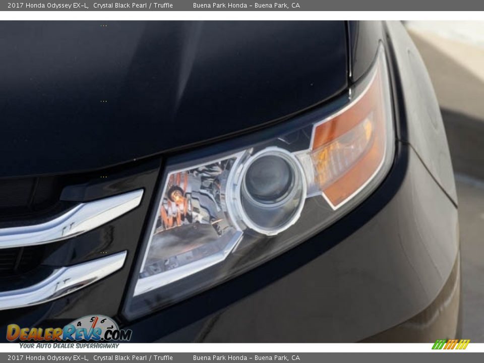 2017 Honda Odyssey EX-L Crystal Black Pearl / Truffle Photo #13