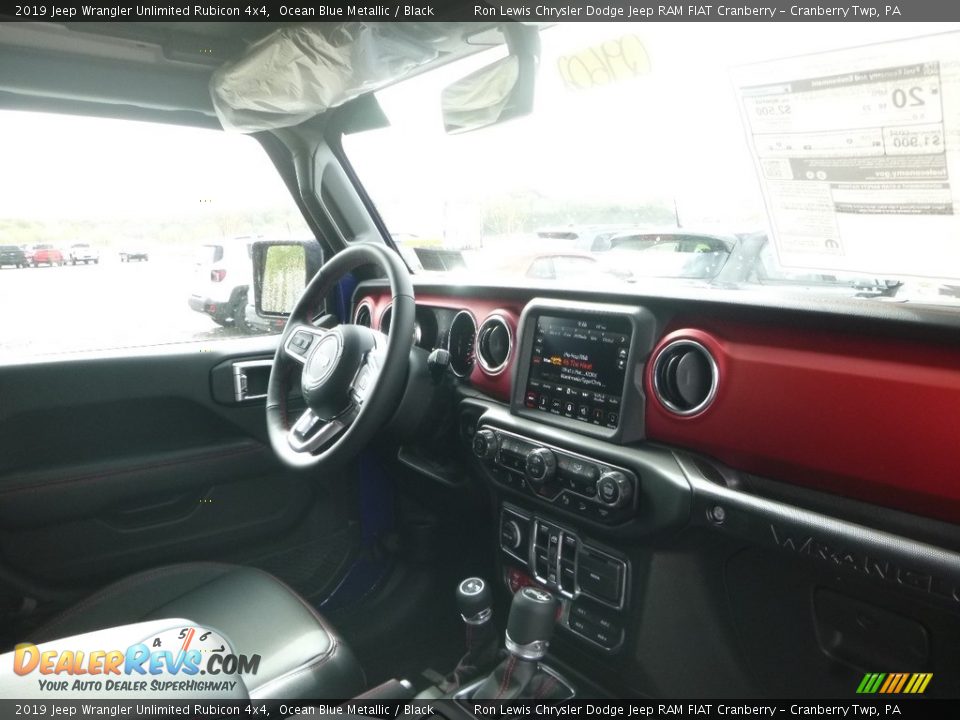2019 Jeep Wrangler Unlimited Rubicon 4x4 Ocean Blue Metallic / Black Photo #11