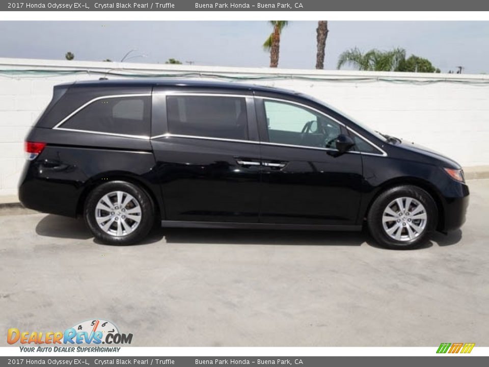 2017 Honda Odyssey EX-L Crystal Black Pearl / Truffle Photo #14