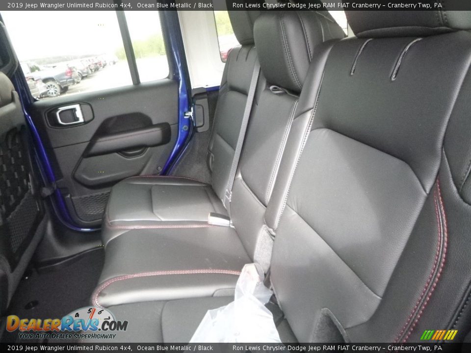 2019 Jeep Wrangler Unlimited Rubicon 4x4 Ocean Blue Metallic / Black Photo #12