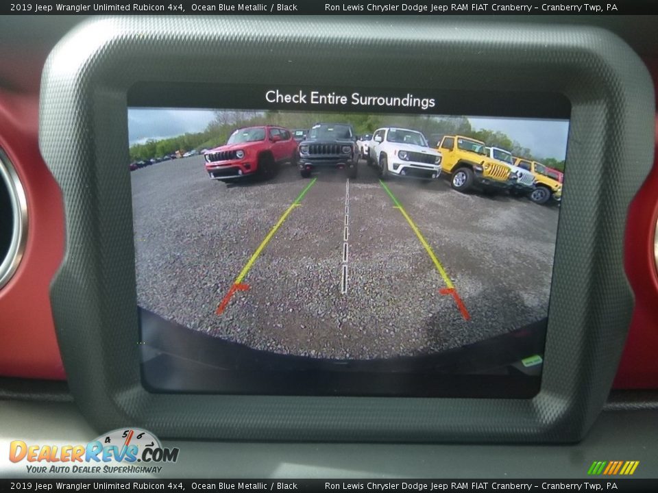 2019 Jeep Wrangler Unlimited Rubicon 4x4 Ocean Blue Metallic / Black Photo #18