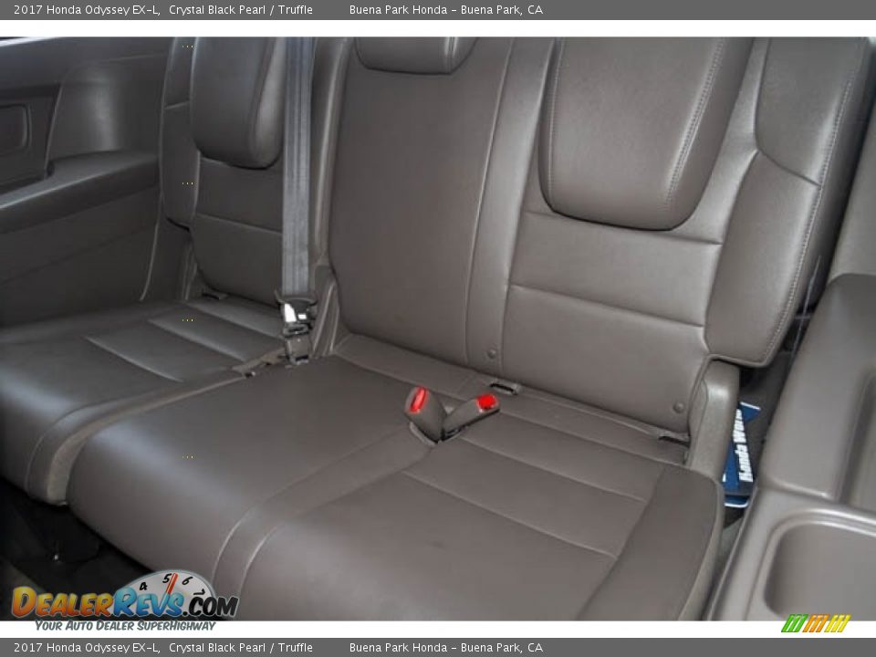 2017 Honda Odyssey EX-L Crystal Black Pearl / Truffle Photo #20