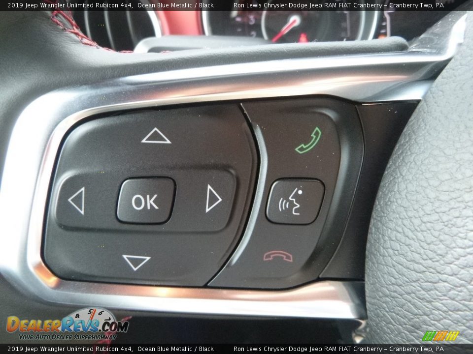 2019 Jeep Wrangler Unlimited Rubicon 4x4 Steering Wheel Photo #20