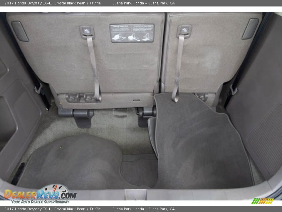 2017 Honda Odyssey EX-L Crystal Black Pearl / Truffle Photo #21