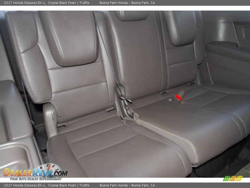 2017 Honda Odyssey EX-L Crystal Black Pearl / Truffle Photo #22