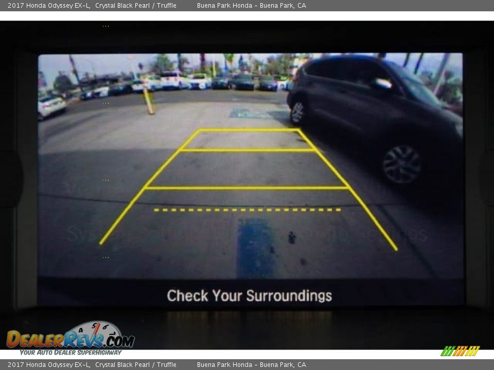 2017 Honda Odyssey EX-L Crystal Black Pearl / Truffle Photo #29