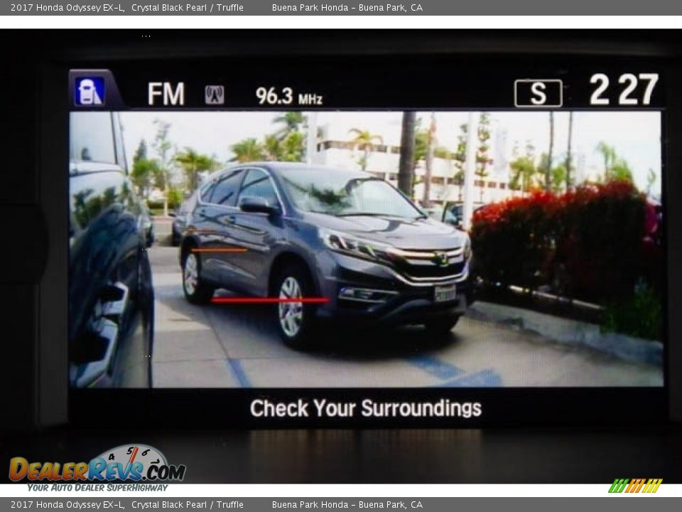 2017 Honda Odyssey EX-L Crystal Black Pearl / Truffle Photo #30