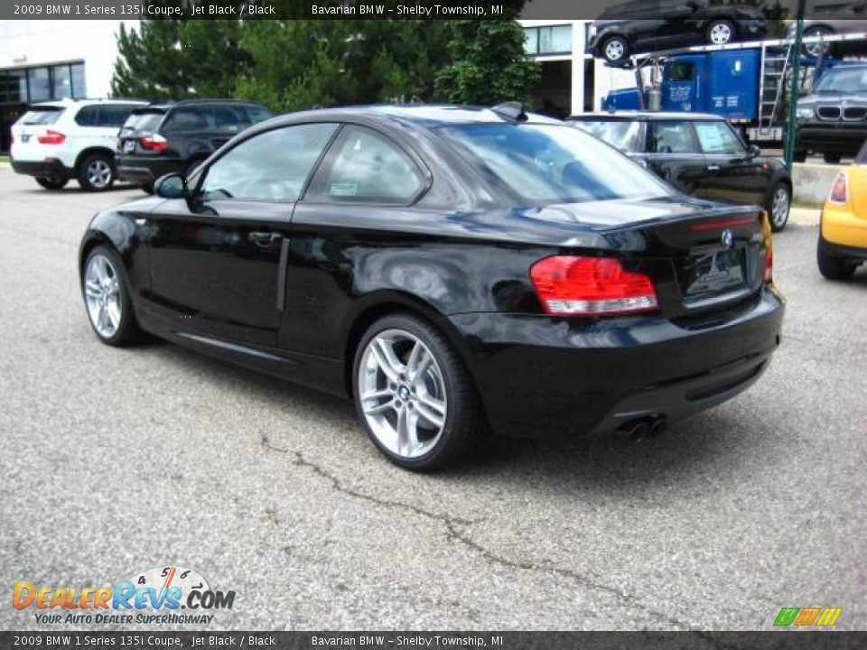 2009 BMW 1 Series 135i Coupe Jet Black / Black Photo #3
