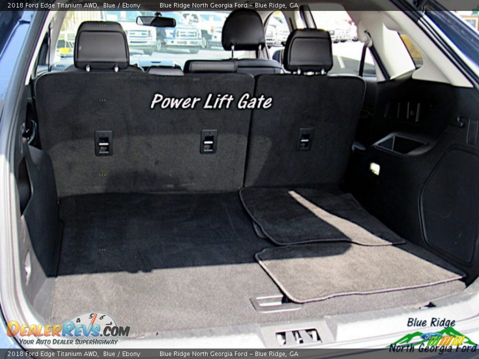 2018 Ford Edge Titanium AWD Blue / Ebony Photo #13