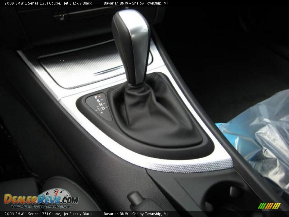 2009 BMW 1 Series 135i Coupe Jet Black / Black Photo #14
