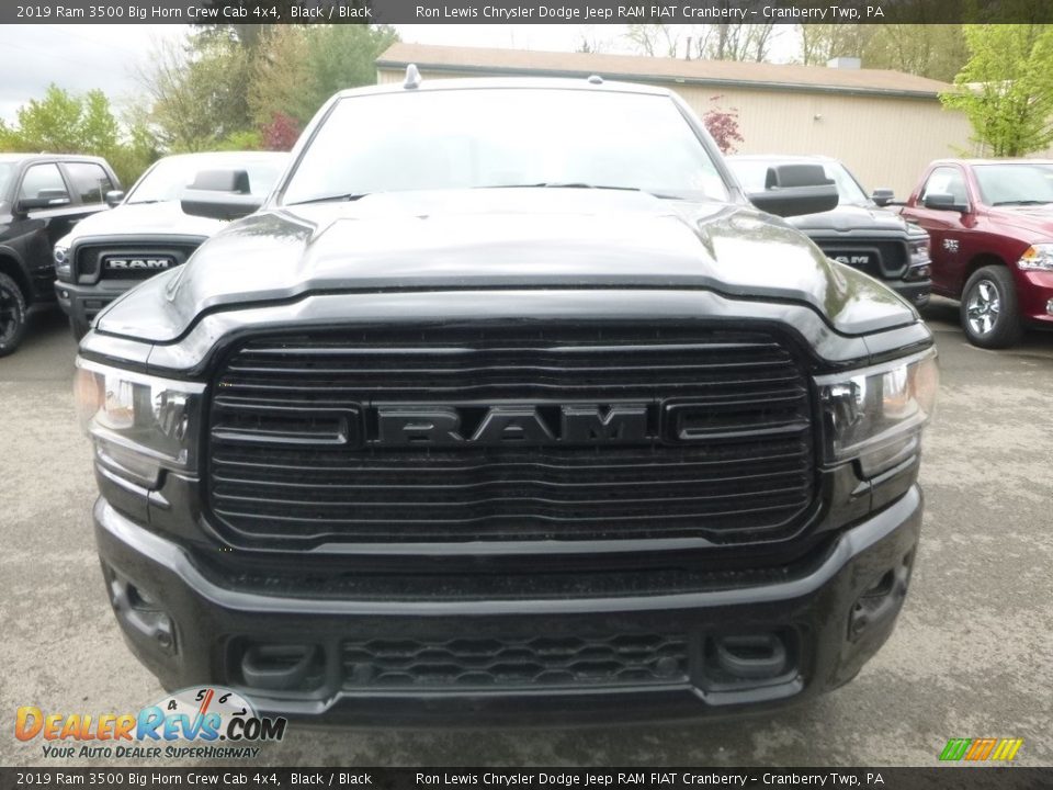 2019 Ram 3500 Big Horn Crew Cab 4x4 Black / Black Photo #8