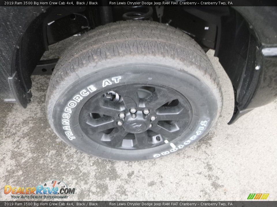 2019 Ram 3500 Big Horn Crew Cab 4x4 Black / Black Photo #9