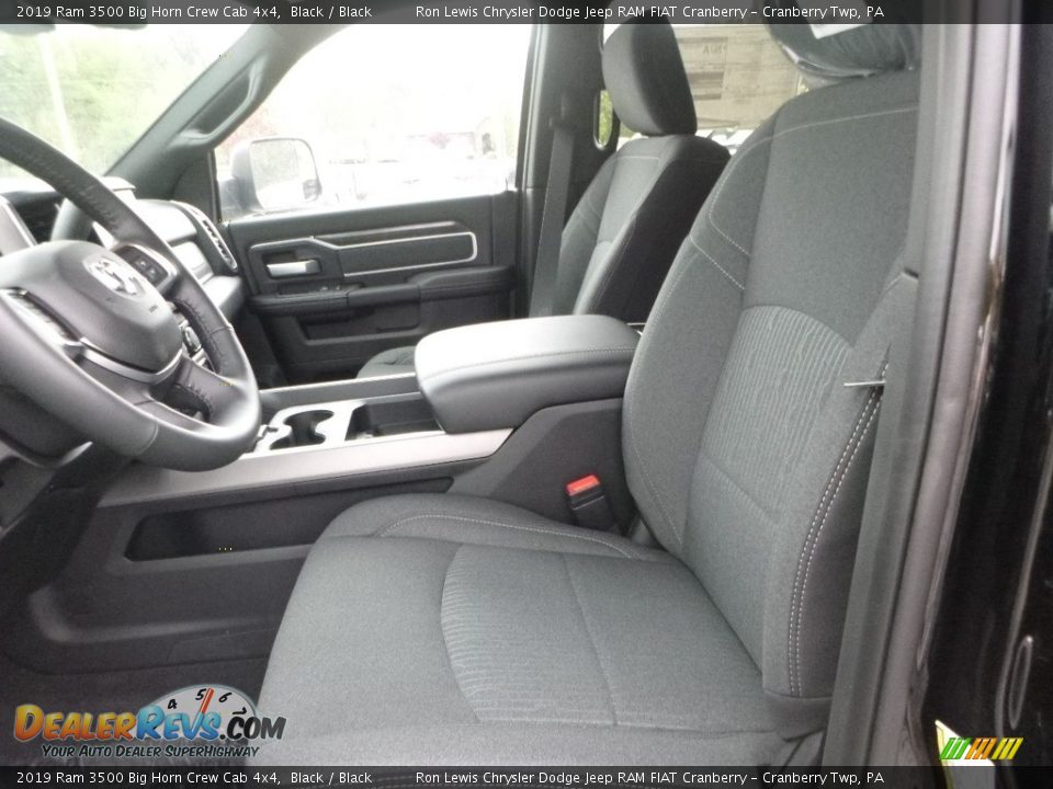 2019 Ram 3500 Big Horn Crew Cab 4x4 Black / Black Photo #14