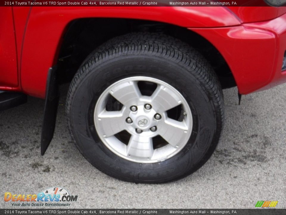 2014 Toyota Tacoma V6 TRD Sport Double Cab 4x4 Barcelona Red Metallic / Graphite Photo #3