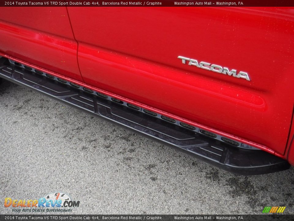2014 Toyota Tacoma V6 TRD Sport Double Cab 4x4 Barcelona Red Metallic / Graphite Photo #4