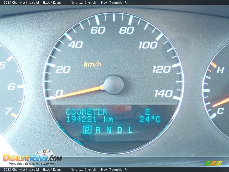 2013 Chevrolet Impala LT Black / Ebony Photo #15
