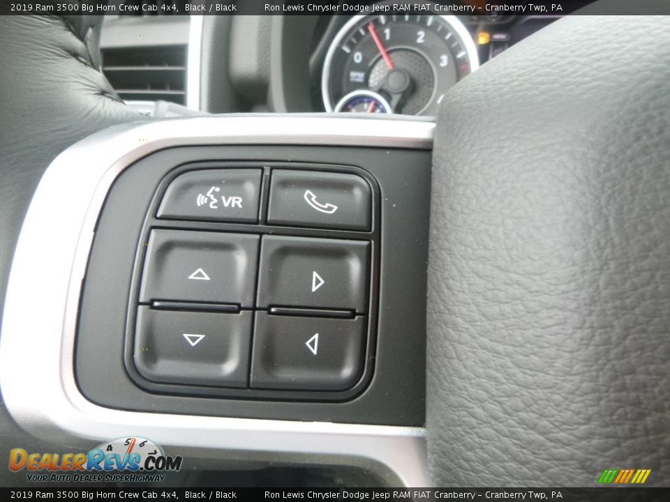 2019 Ram 3500 Big Horn Crew Cab 4x4 Steering Wheel Photo #20