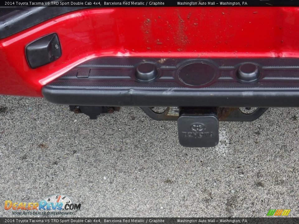 2014 Toyota Tacoma V6 TRD Sport Double Cab 4x4 Barcelona Red Metallic / Graphite Photo #11