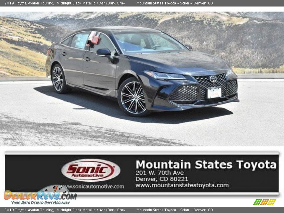 2019 Toyota Avalon Touring Midnight Black Metallic / Ash/Dark Gray Photo #1