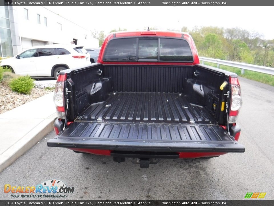 2014 Toyota Tacoma V6 TRD Sport Double Cab 4x4 Barcelona Red Metallic / Graphite Photo #13
