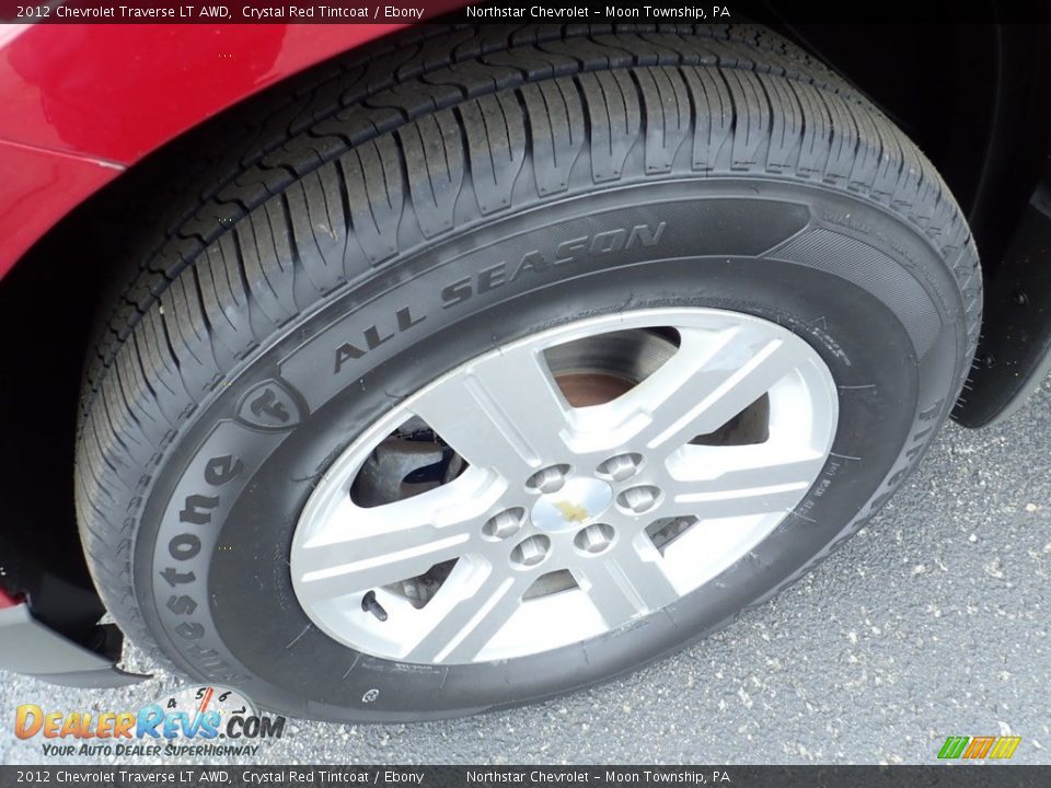 2012 Chevrolet Traverse LT AWD Crystal Red Tintcoat / Ebony Photo #7