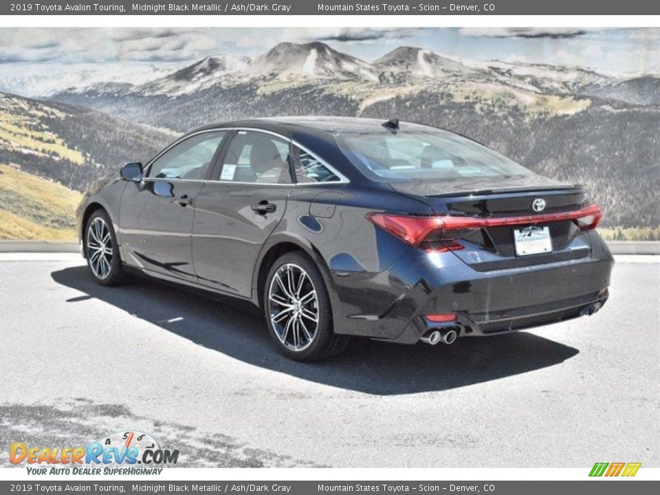 2019 Toyota Avalon Touring Midnight Black Metallic / Ash/Dark Gray Photo #3